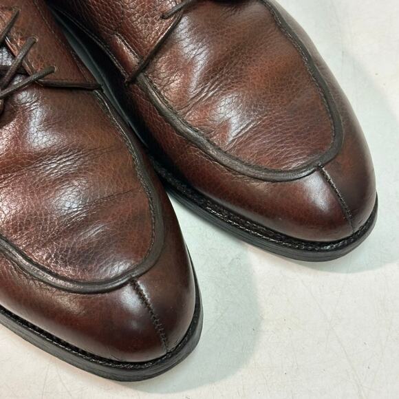 NEW HEELS Crockett & Jones x Brooks Brothers Scotch Grain Split Toe Derby US 9 D - Picture 8 of 13